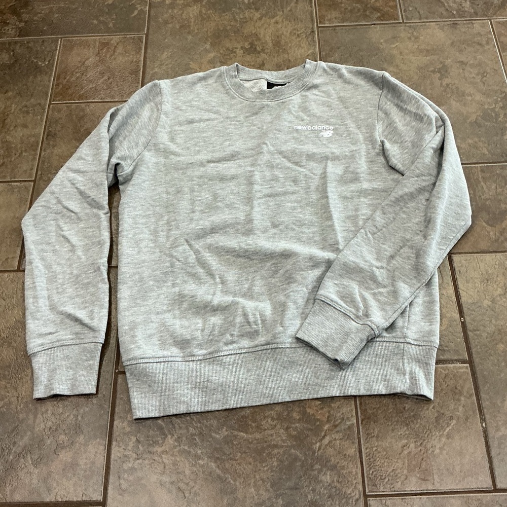 New Balance Women's Gray Crewneck Sweater